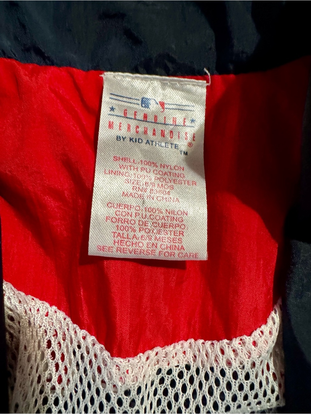 Genuine Merchandise Red Sox Navy and Red Kids Two-Piece Tracksuit - Picture 4 of 5